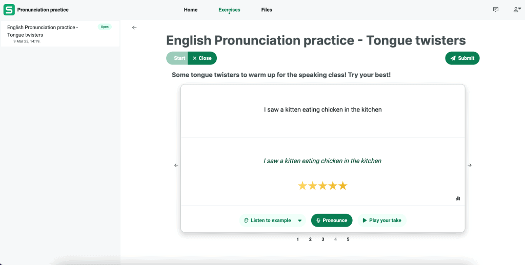 Automated Pronunciation Grading Feature in Sanako Connect