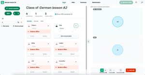 Screenshot showing live video and audio communications in Sanako Connect