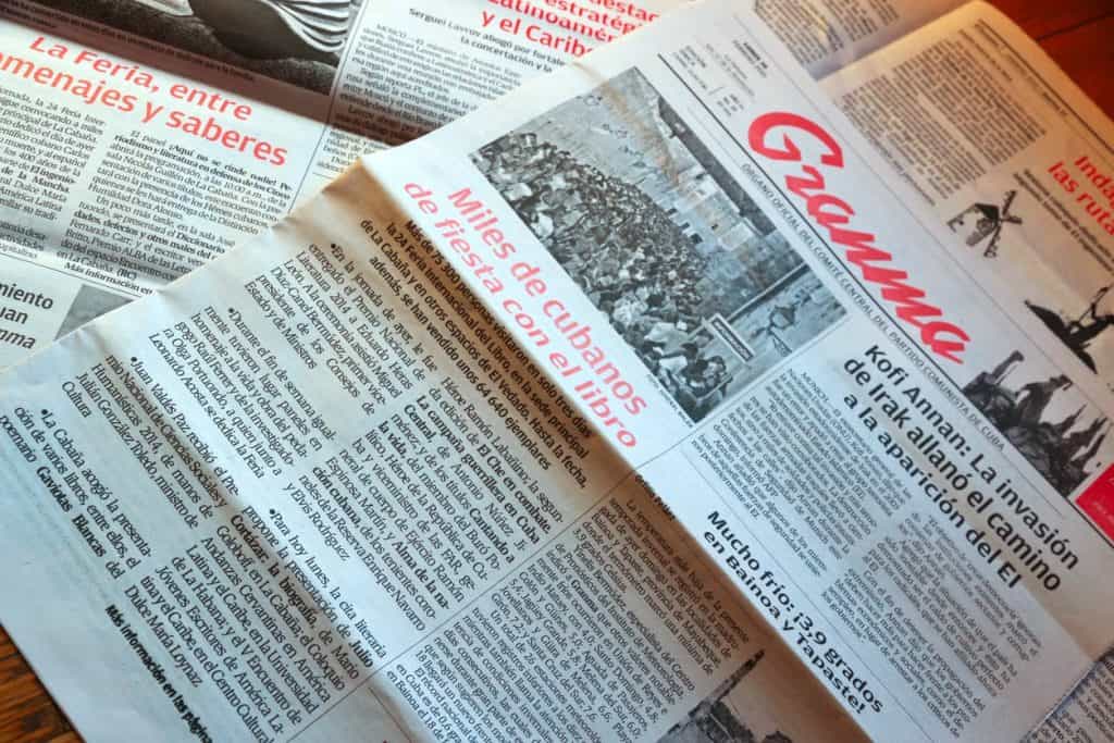 Authentic Spanish newspaper for langauge learning classroom