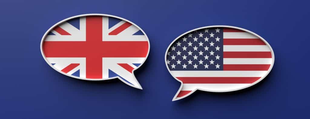 US and British English in ESL